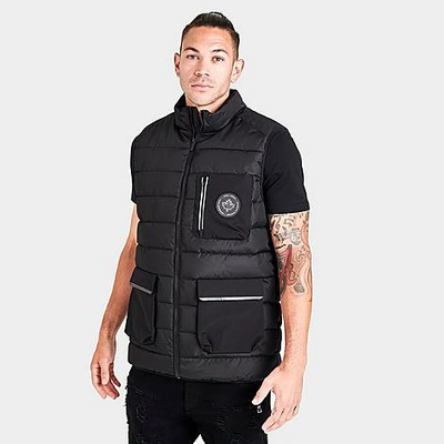 Sonneti Men's Supply & Demand Phantom Gilet Vest In Black