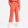 Nike Women's Sportswear Jersey Capri Pants In Mantra Orange/white