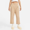 Nike Women's  Sportswear Jersey Capri Pants In Hemp/white