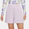 Nike Women's  Sportswear Jersey Shorts In Doll/white