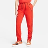 Nike Women's Air Mid-rise Fleece Jogger Pants In Light Crimson/oxen Brown/oxen Brown