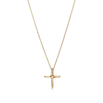 Tiffany & Co Elsa Peretti® Infinity Cross Pendant In Gold