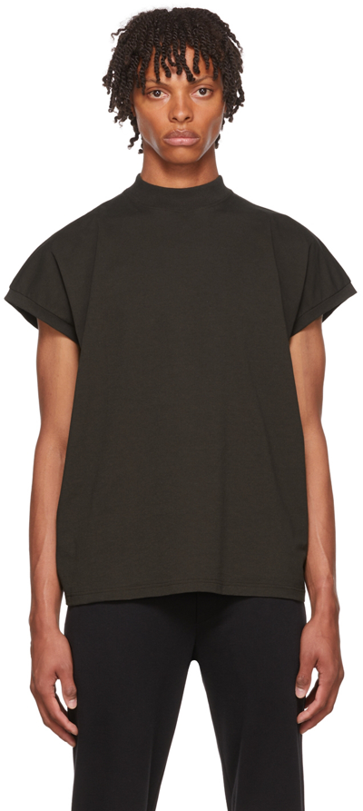 The Row Ssense Exclusive Green Duke T-shirt In Dovetail