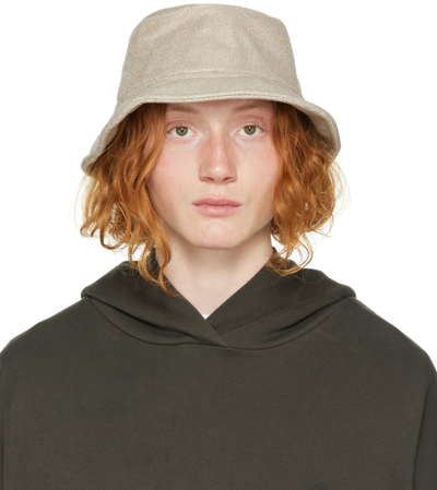 The Row Ssense Exclusive Beige Issyh Bucket Hat