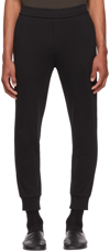 The Row Ssense Exclusive Black Edgar Lounge Pants