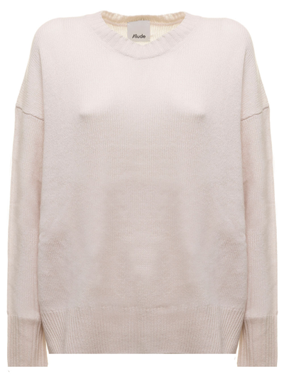 Allude Cashmere Beige Sweater Woman