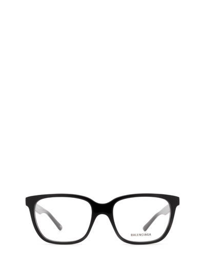 Balenciaga Bb0078o Black Unisex Eyeglasses