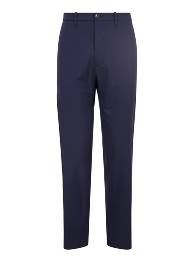 Nine In The Morning Easy Slim Trousers In Blue