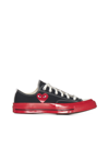 Comme Des Garçons Play Chuck 70 Sneakers In Black