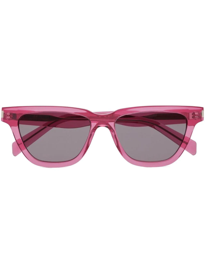 Saint Laurent Sl 462 Butterfly-frame Sunglasses In Grau