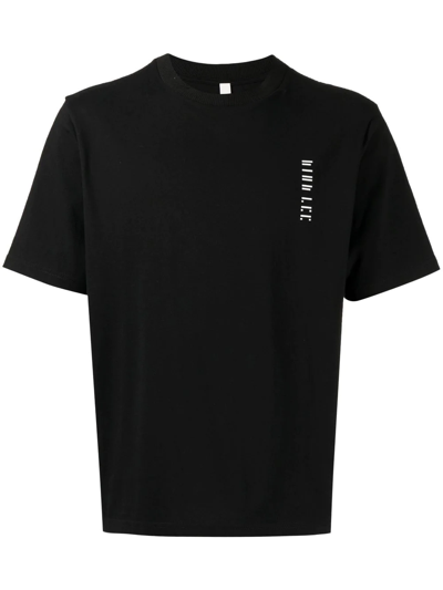 Dion Lee Column Cotton T-shirt In Black