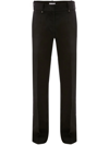 Jw Anderson Rivet Straight Leg Trousers In Schwarz