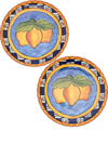 DOLCE & GABBANA DOLCE CARRETTO SET-OF-TWO BREAD PLATES