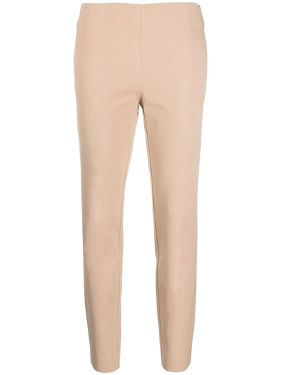 Ralph Lauren Slim-cut Trousers In Brown