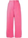 RACHEL COMEY STRAIGHT-LEG CROPPED TROUSERS