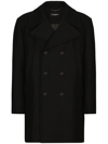 DOLCE & GABBANA DOUBLE-BREASTED WOOL PEACOAT