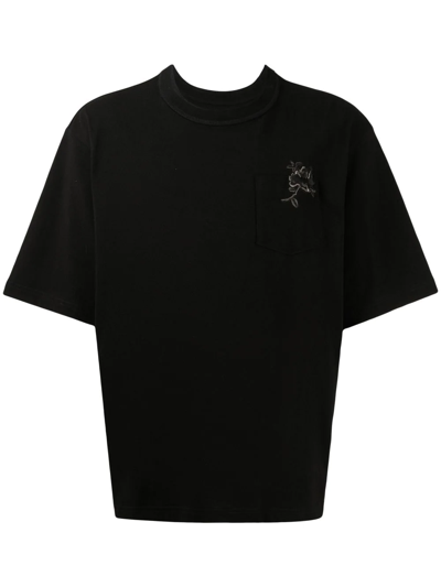 【sacai】Floral Print Cotton Jersey T-Shirt Sacai Floral Print Cotton Jersey T-Shirt – LOZURI®