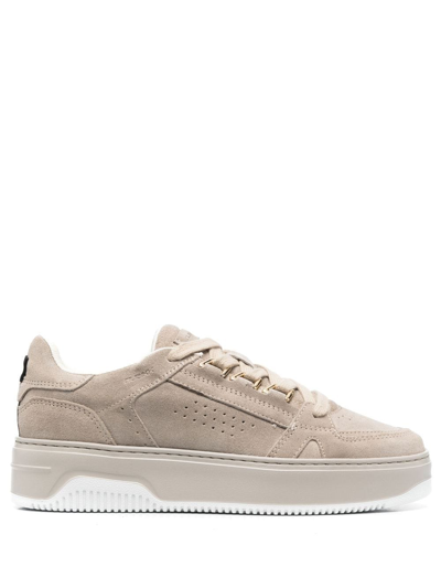 Nubikk Panelled Lace-up Sneakers In Neutrals