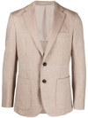 ELEVENTY BUTTONED-UP SINGLE-BREASTED BLAZER