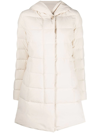 Woolrich Zip-fastening Padded Coat In Nude