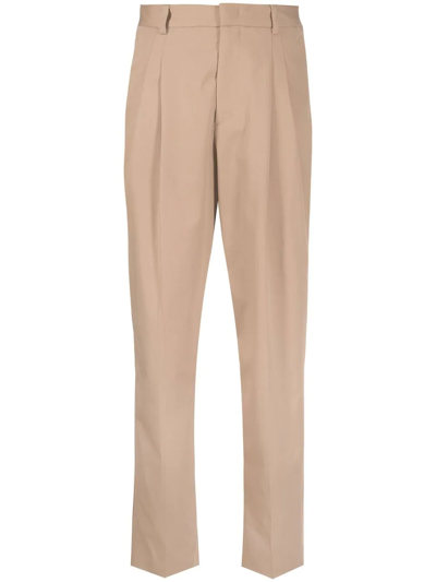 Red Valentino Straight-leg Tailored Trousers In Nude