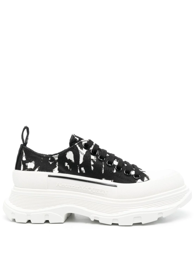 Alexander Mcqueen Tread Chunky-sole Sneakers In Multicolor