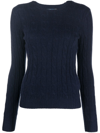 POLO RALPH LAUREN CABLE-KNIT CASHMERE JUMPER