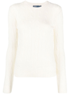 Polo Ralph Lauren Cable-knit Cashmere Jumper In Nude