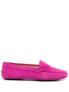 Tod's Women's City Gommino Drivers In Fushia