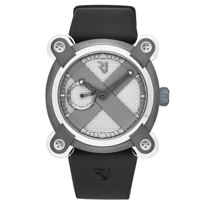 Romain Jerome Moon Invader Automatic Grey Dial Mens Watch Rj.m.au.in.020.01 In Black / Grey / Skeleton