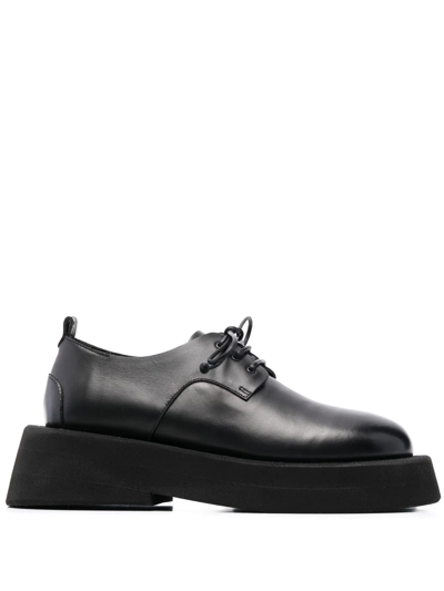 Marsèll Chunky Sole Leather Brogues In Black