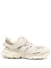 Balenciaga Lace-up Low-top Track Sneakers In Nude