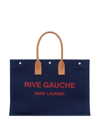 SAINT LAURENT LARGE RIVE GAUCHE TOTE BAG