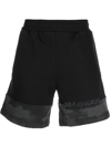 Market Split Tie-dye Sweat Shorts In Black