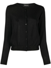 Roberto Collina Wool-knit Cardigan In Black