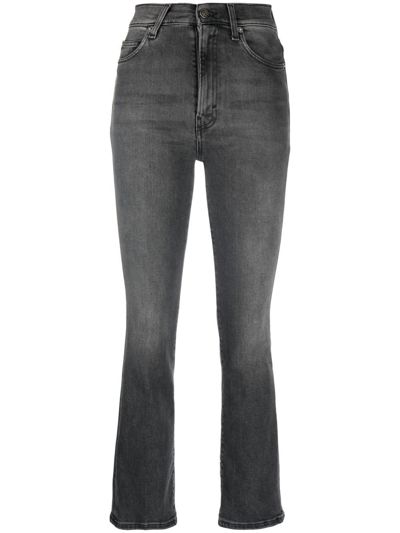 Haikure Stonewashed Slim-cut Jeans In Blau