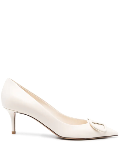 VALENTINO GARAVANI VLOGO 75MM LEATHER PUMPS