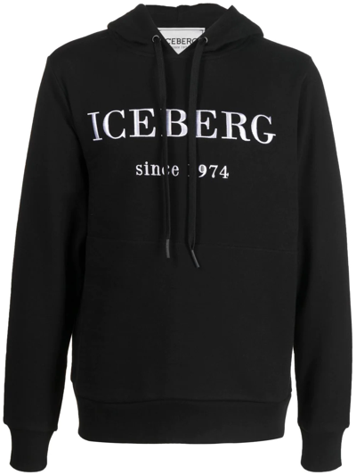 Iceberg Hoodie Black 22i I1p 0e060 6300 9001 In Schwarz