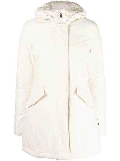 Woolrich Arctic Padded Parka In White