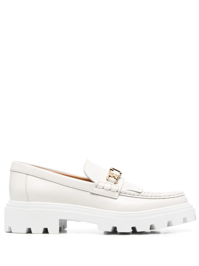 Tod's Timeless Slip-on Loafers In Nude
