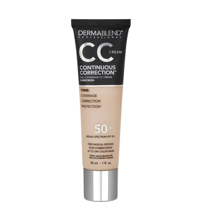 Dermablend Continuous Correction Cc Cream Spf 50 1 Fl. Oz. In 20n Fair To Light