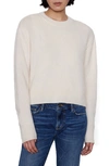 Frame Crewneck Cashmere Sweater In Off White