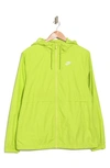 Nike Repel Water-resistant Windbreaker Jacket In 321 Atomic Green/ White
