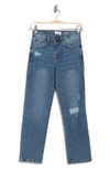 Kensie Straight Leg Jeans In Melbourne W/ Dest