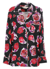 Marni Floral Print Button-up Shirt In Black