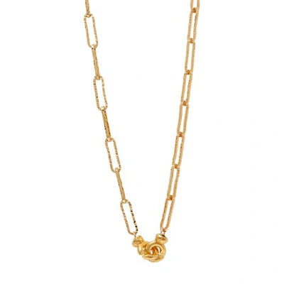 Alighieri The Molten Link Layer Necklace In Gold