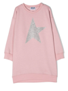 GOLDEN GOOSE STAR-PATCH COTTON JUMPER DRESS