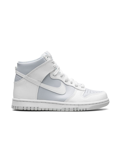 Nike Dunk High Sneakers In White