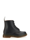 Dr. Martens' 1460 Lace-up Combat Boots In Smooth Leather In Black