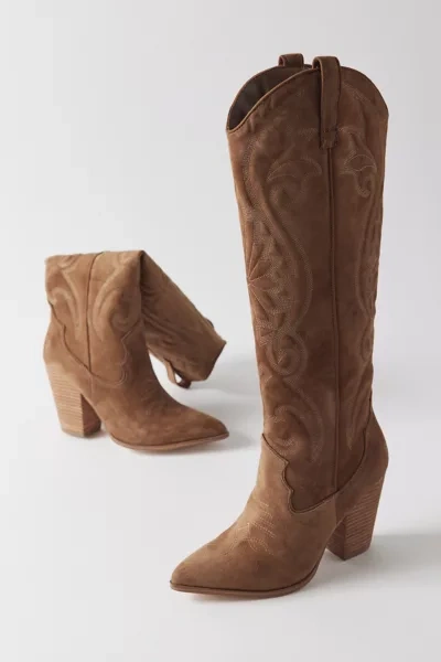 Steve Madden Lasso Cowboy Boot In Brown